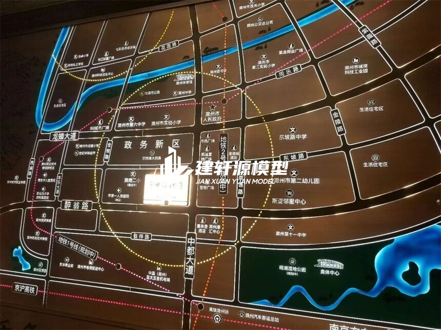 桦川区域壁挂模型