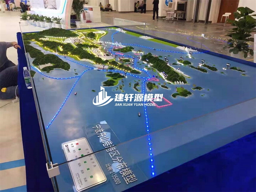 桦川地形地貌模型