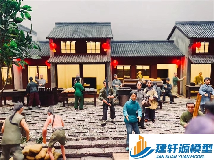 桦川香市微缩模型
