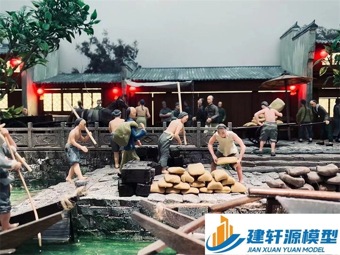 桦川博物馆江南水乡模型