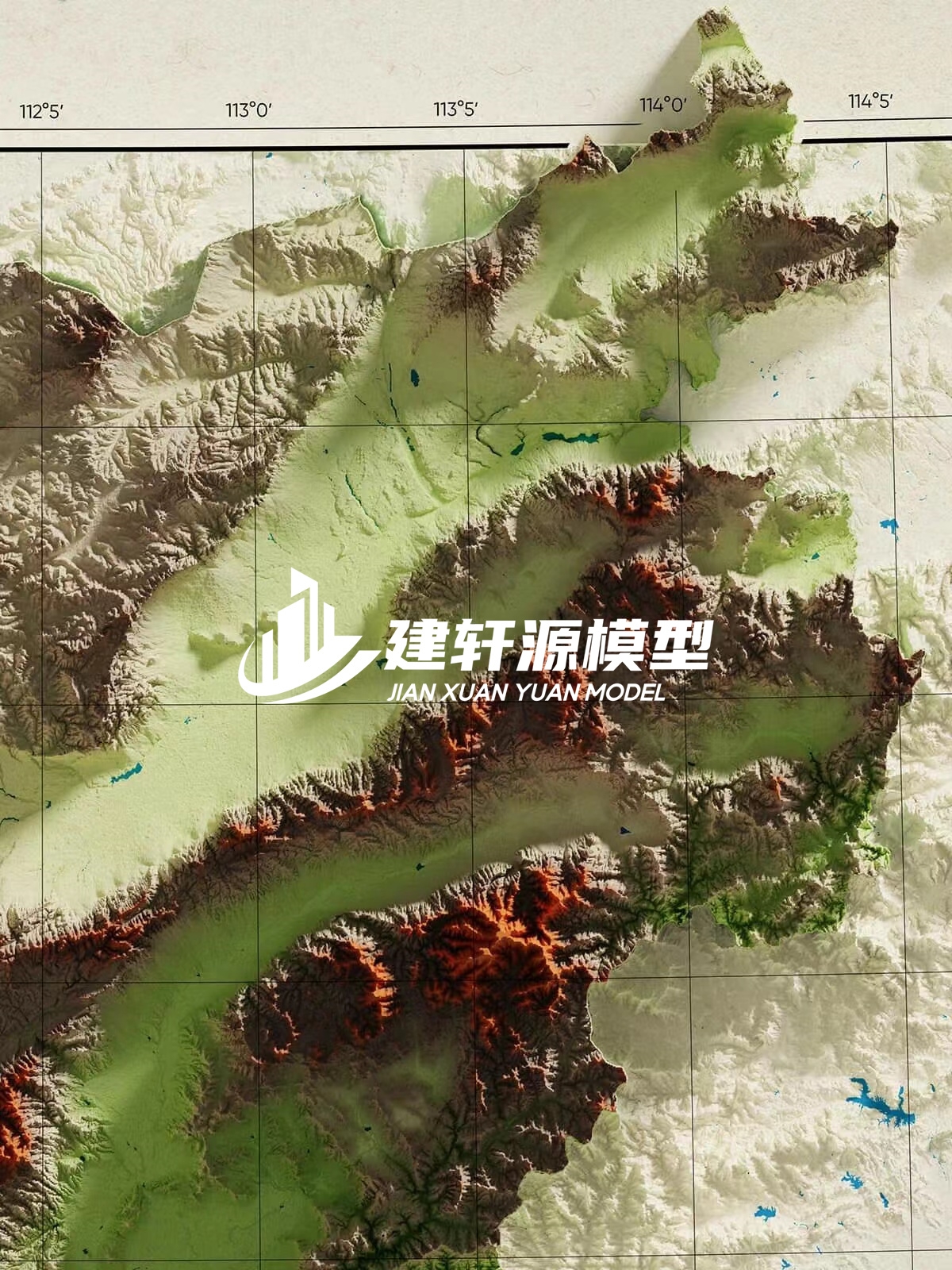 桦川地形模型制作